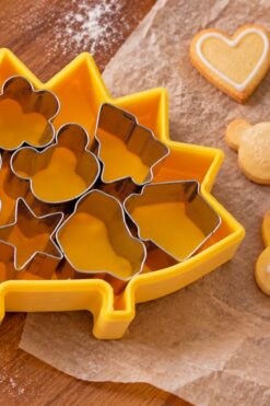 Cozy Hedgehog Cookie Baking Scene