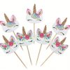 Eenhoorn unicorn cupcake prikkers