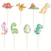 Dinosaurus baby cupcake prikker