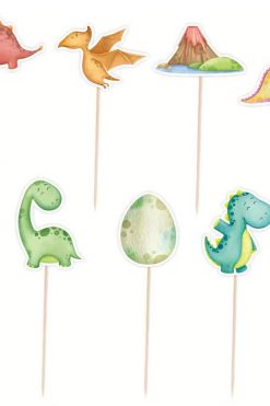 Dinosaurus baby cupcake prikker