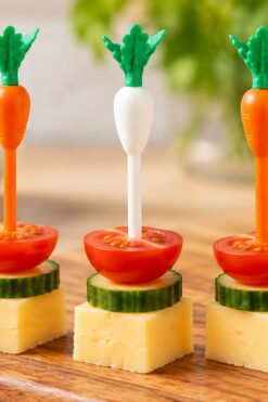 Carrot-Topped Garden Party Bites