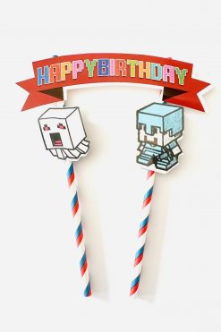 Minecraft Small taart vlag