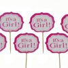 It's a girl - meisjes geboorte cupcake prikkers