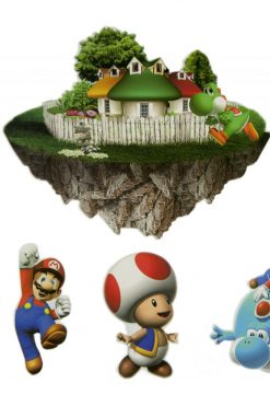 Super Mario Bros taart vlag