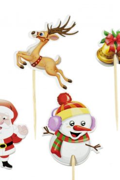 Kerstmis cupcake prikkers.
