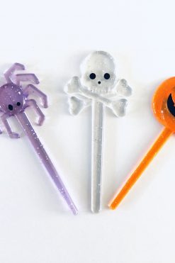 Halloween glitter bento prikkers | 9 stuks
