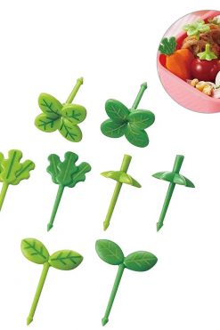 Bento blaadjes en kroontjes prikkers