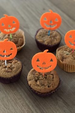 Halloween vilten pompoen prikkers