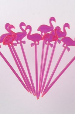 Flamingo bento prikkers roze