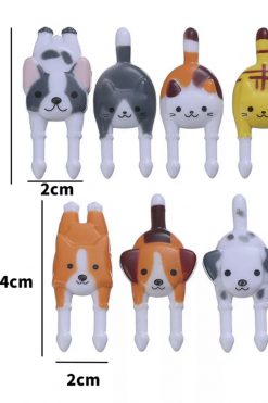 Hondjes en poesjes bento vorkjes