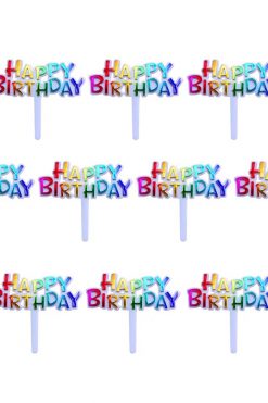 Happy Birthday bento prikkers