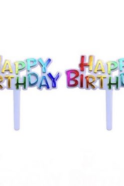 Happy Birthday bento prikkers