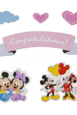 Mickey en Minnie Mouse taartvlag