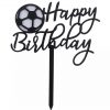 Voetbal NEW Happy Birthday taart vlag