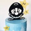 Super Mario Bros NEW taart vlag