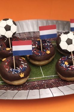 SALE EK Voetbal Nederland cupcake prikkers
