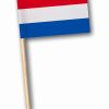 Nederlandse vlaggetjes cupcake prikkers