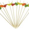 Fruit cocktail cupcake prikkers