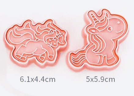 Unicorn - eenhoorn uitsteker miniset