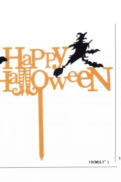 Halloween heks taart vlag