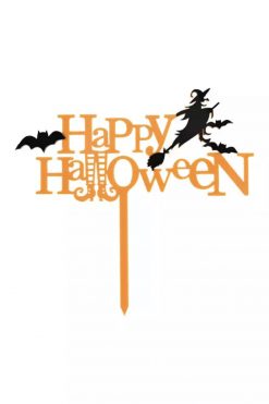 Halloween heks taart vlag