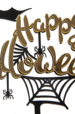 Halloween spin taart vlag