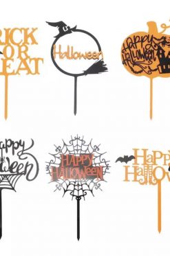 Halloween Voordeelset taart vlag