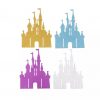 Disney kasteel glitter taart vlag