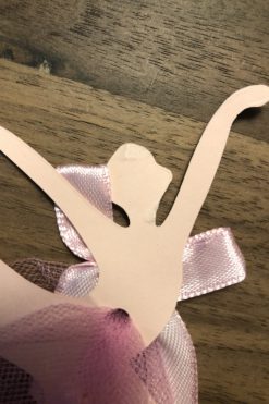 SALE Ballerina danseres taart vlag