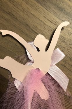 SALE Ballerina danseres taart vlag