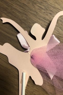 SALE Ballerina danseres taart vlag