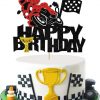 Motorcross racer taart vlag
