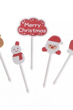 Kerst Merry Christmas bento prikkers