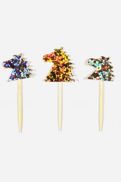 Paardenhoofd cupcake prikkers