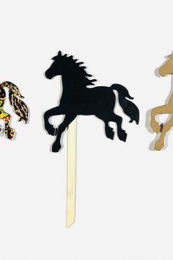 Paard Happy birthday taart vlag