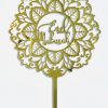 Ramadan Bloem Eid Mubarak taart vlag