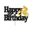 Mountainbiker cross fiets taart vlag