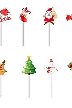 Kerstmis 2025 cupcake toppers