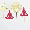 Yoga Meditatie Happy birthday taart vlag