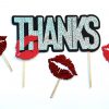 Thanks bedankt XXL taart vlag