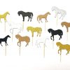 Paarden NEW cupcake prikkers