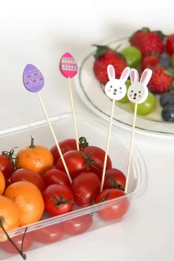 Pasen eitjes en haasjes cocktail cupcake prikkers