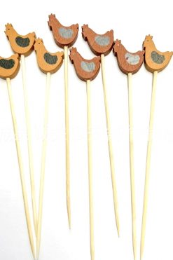 Pasen kip en haan cocktail cupcake prikkers