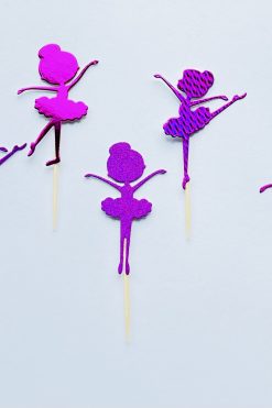 Danseressen ballet cupcake prikker