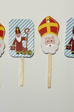 Sint cupcake prikkers