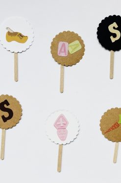Sint en lekkers cupcake prikkers