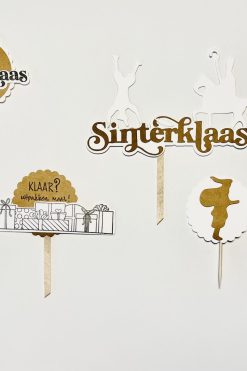 Sinterklaas taartvlag en prikkers.