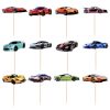 Sportauto's Cars cupcake prikkers