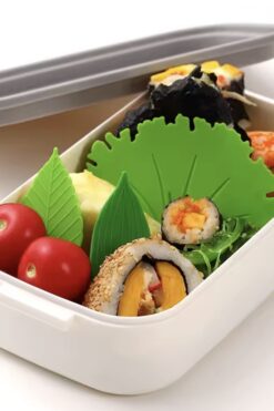 Bladeren bento lunch scheider SET